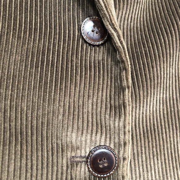 Barbour brown wide wale corduroy City Blazer size 8 EUC - Picture 6 of 12